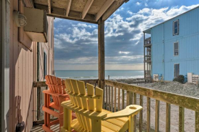 Oceanfront Topsail Beach Retreat - Steps to Shore!